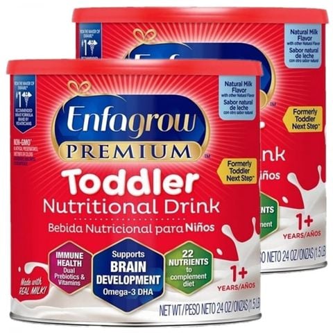  Combo 2 lon Thực phẩm bổ sung Enfagrow Premium Toddler Nutritional (trên 1 tuổi) 