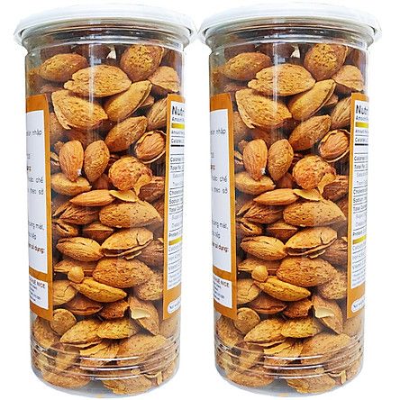1Kg Hạnh Nhân Rang Bơ Nhập Khẩu Cao Cấp Thương Hiệu SK FOOD