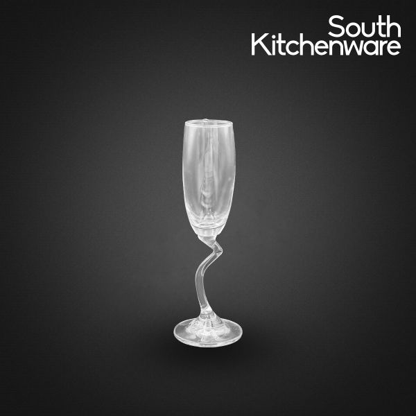 Ly Salsa Flute Champagne Ocean kiểu dáng độc đáo cao cấp thể tích 165ml (cái)