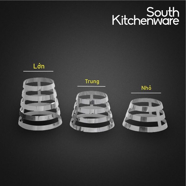  Kệ Inox trưng bày buffet (tròn Nhỏ) 