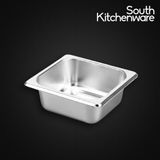  Khay inox GN 1/6 đựng topping, thực phẩm – Cao 65–200 mm 