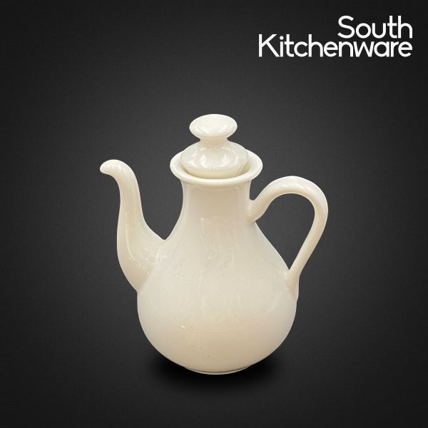 Bình nước tương jasmine lys Trắng Ngà sứ tráng men cao cấp Minh Long (cái)