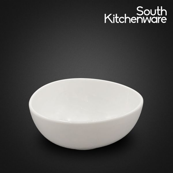 Chén tam giác 10cm Gourmet Trắng Ngà sứ tráng men cao cấp Minh Long (cái)