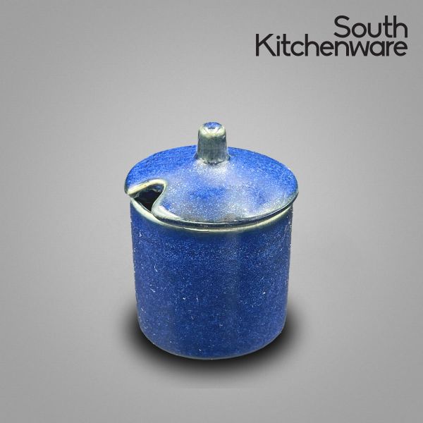  HN_KK BB_KF059PLM Hủ gia vị sứ tráng men cao cấp Cường Phát độc đáo 6x8.5 cm 
