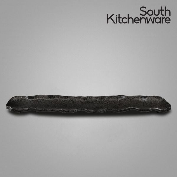  HN_KK KF034 Dĩa dáng dài sứ tráng men cao cấp Cường Phát độc đáo 48x8.1x3 cm 