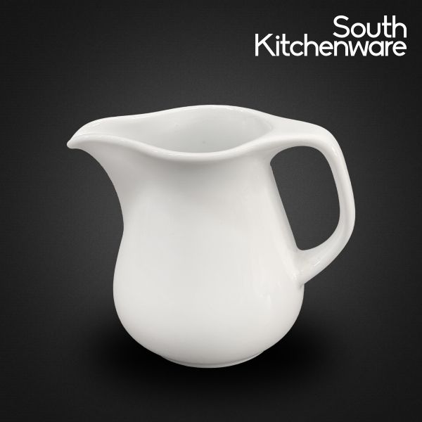 Bình rót sữa sứ tráng men cao cấp Jasmine Trắng(cái)