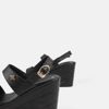 Sandal đế xuồng nữ da bò C39.ES010