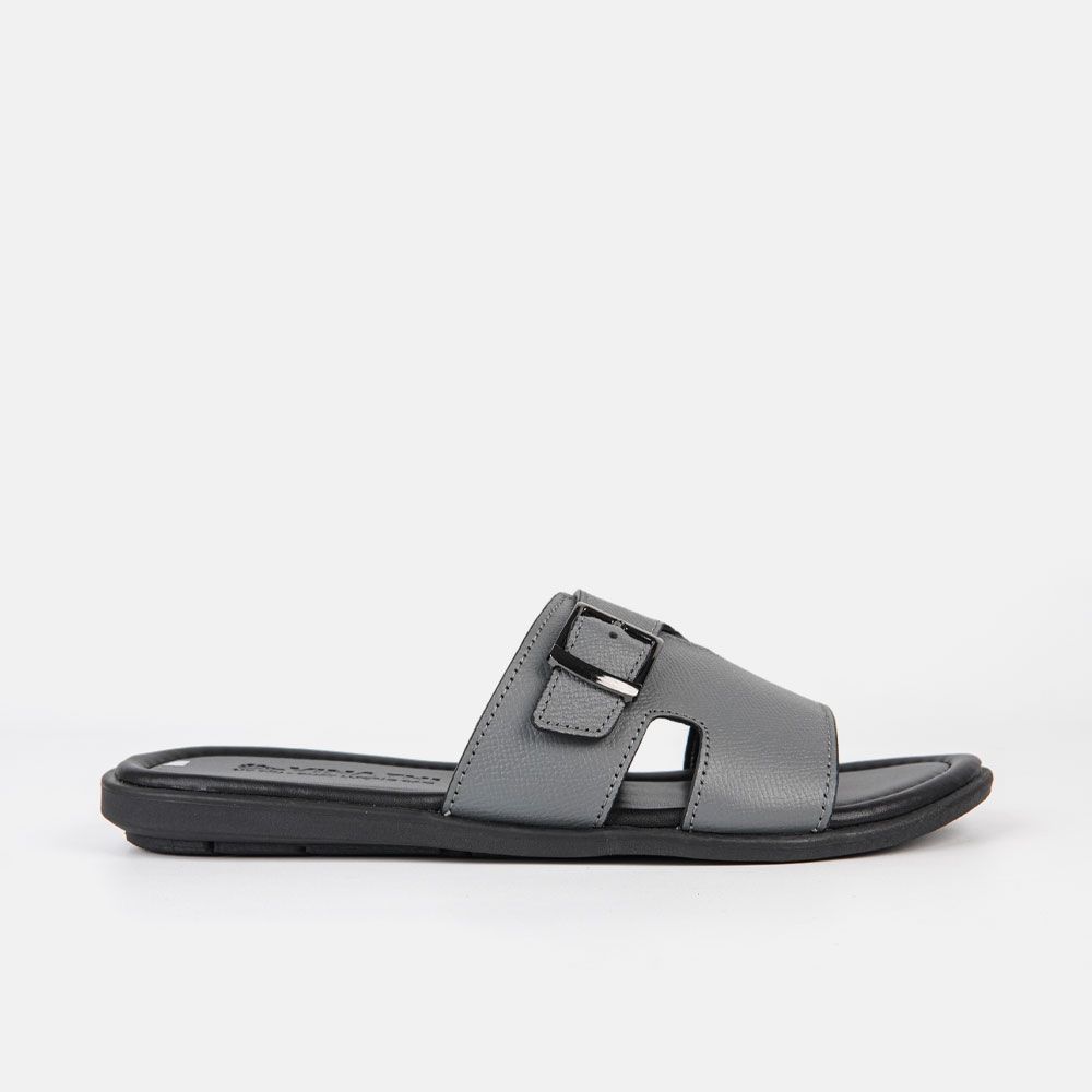 Dép nam quai ngang, da bò C71.TD003 - SIZE 44