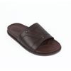 Dép nam da bò Vina Thi đế cao su cao 1.5 cm, quai ngang bản lớn - C39.TD035