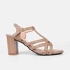Sandal cao gót nữ đế trụ cao su 7cm - C57.ES011