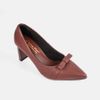 Giày cao gót Giày Việt mũi nhọn gắn nơ cao 7cm C50.EG052