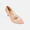 Giày cao gót Giày Việt trang trí khoá đính đá đế nhọn cao 9cm C50.EG050