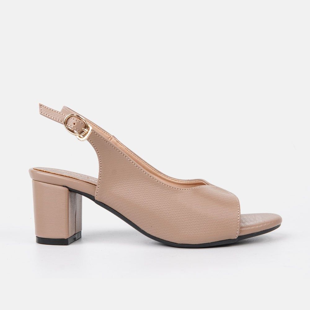 Sandal cao gót hở mũi 5cm C57.ES005