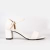 Sandal cao gót nữ đế trụ cao su 7cm có quai hậu - C57.ES012
