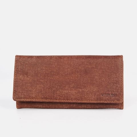 Ví nữ cầm tay dài chất da bò C69.EV001