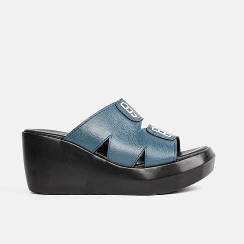 Dép đế xuồng Giày Việt cao 9cm C39.ED022