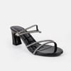 Sandal cao gót nữ gắn đá sang trọng 7cm - C57.ES010