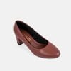 Giày cao gót Giày Việt mũi tròn 5cm C50.EG015