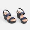 Sandal đế xuồng nữ da bò C39.ES010