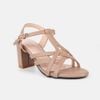 Sandal cao gót nữ đế trụ cao su 7cm - C57.ES011