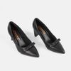 Giày cao gót Giày Việt mũi nhọn gắn nơ cao 7cm C50.EG052