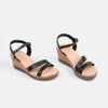 Sandal đế xuồng nữ da bò C39.ES005