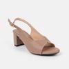 Sandal cao gót hở mũi 5cm C57.ES005