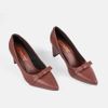 Giày cao gót Giày Việt mũi nhọn gắn nơ cao 7cm C50.EG052