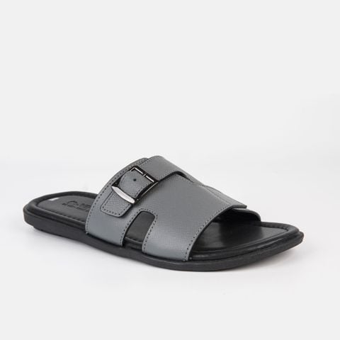 Dép nam quai ngang, da bò C71.TD003 - SIZE 44