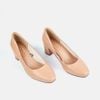 Giày cao gót Giày Việt mũi vuông đế trụ 5cm C50.EG012
