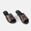 Dép nữ da bò Giày Việt đế xuồng cao 5cm C39.ED034