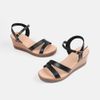 Sandal đế xuồng nữ da bò C39.ES005