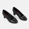Giày cao gót Giày Việt mũi tròn 5cm C50.EG015