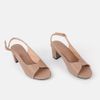 Sandal cao gót hở mũi 5cm C57.ES005