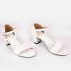 Sandal cao gót nữ đế trụ cao su 7cm có quai hậu - C57.ES012