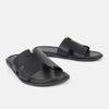 Dép nam quai ngang, da bò C71.TD002 - SIZE 44