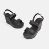 Sandal đế xuồng nữ da bò C39.ES010