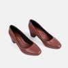 Giày cao gót Giày Việt mũi vuông đế trụ 5cm C50.EG012