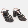 Sandal cao gót nữ đế trụ cao su 7cm - C57.ES011