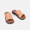 Dép nam da bò Giày Việt đế cao su 3cm C39.TD008