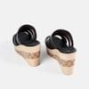 Dép, guốc nữ Giày Việt đế xuồng cao 9cm, quai ngang chắc chân tôn dáng C39.ED018