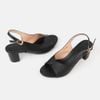 Sandal cao gót hở mũi 5cm C57.ES005