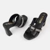 Dép, Guốc Nữ VINA THI cao 9cm đính đá sang trọng - C54.ED014
