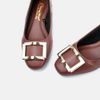 Giày búp bê Giày Việt gắn khoá kim loại đế vuông cao 2cm C50.EG018