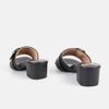 Guốc nữ gắn khoá trang trí, đế cao 4cm - C57.ED022