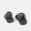 Dép nam da bò VINA THI đế cao su êm chân cao 2cm C39.TD030