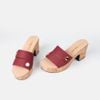 Guốc nữ quai da bò C65.ED002