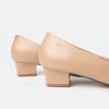 Giày cao gót nữ Da bò 4cm đế vuông Vina Thi C67.EG006