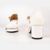 Sandal cao gót nữ đế trụ cao su 7cm có quai hậu - C57.ES012
