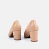 Giày cao gót Giày Việt mũi vuông đế trụ 5cm C50.EG012
